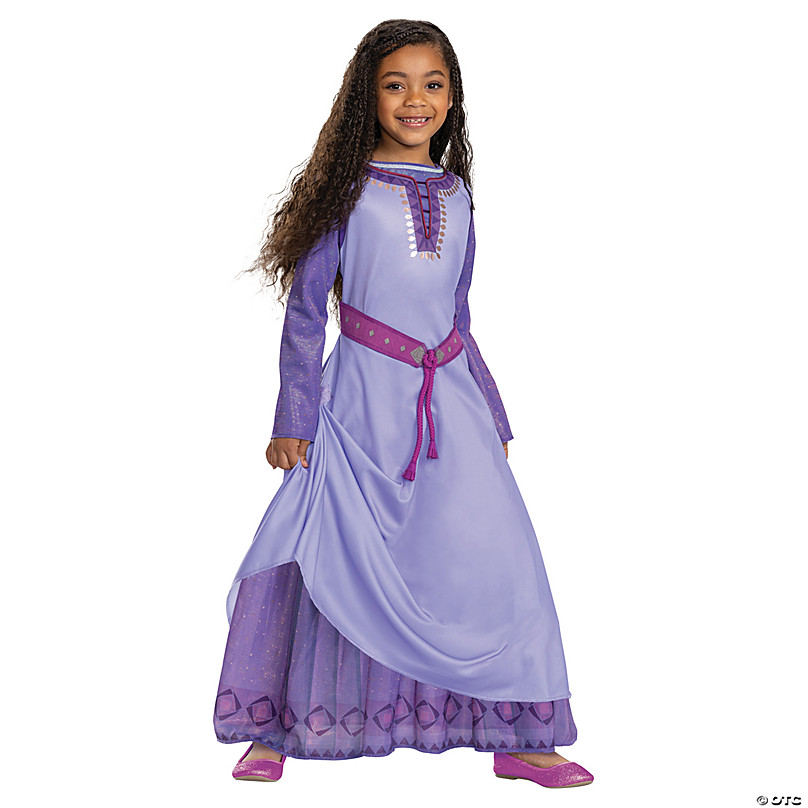 Girl s Deluxe Disney Wish Asha Costume S 4 6X Halloween Express