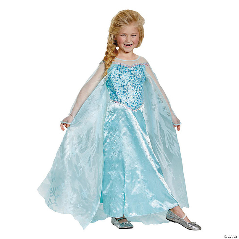 Girl's Deluxe Disney's Frozen™ Elsa Costume