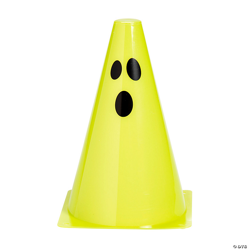 GlowintheDark Ghost Traffic Cones 12 Pc. Halloween Express