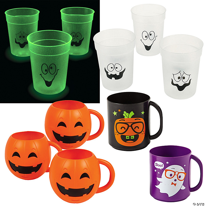 Spooky Cute Ghost Coffee Cups & Lids 8ct