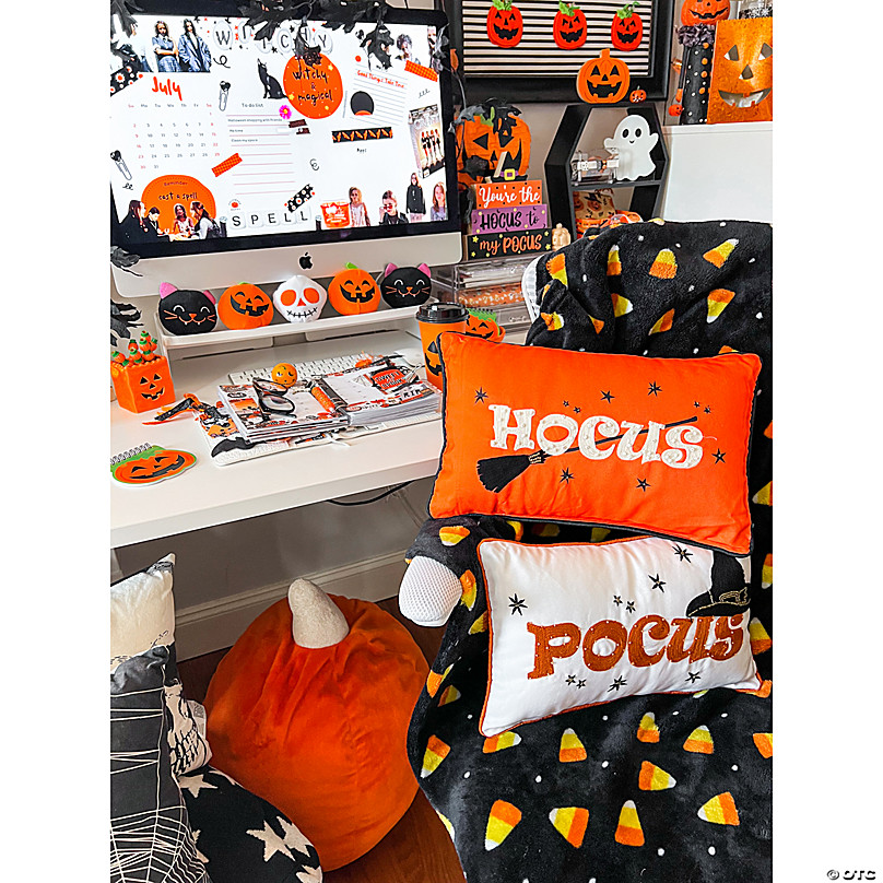 Hocus Pocus Outdoor Throw Pillows Halloween Decorations | Halloween Express