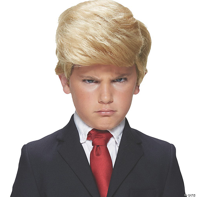 Kid s Orange Comb Over Wig Halloween Express