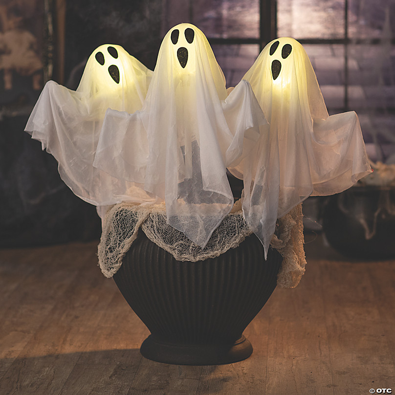 LED Ghost Yard Stakes Halloween Express