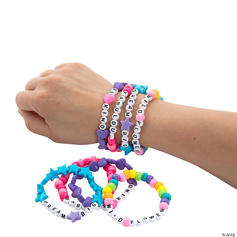 Stretch Bracelets Letter Bead Bracelets Vsco Letter Bead Bracelet