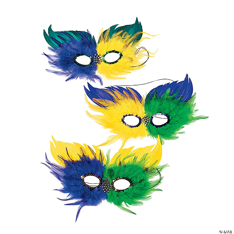 Adult's Cat Masks with Tattoos Rainbow