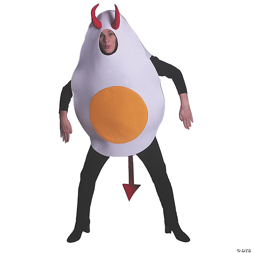 Deviled Egg Maker Deviled Egg Funny Costume Recipe Throw Pillow, 16x16,  Multicolor
