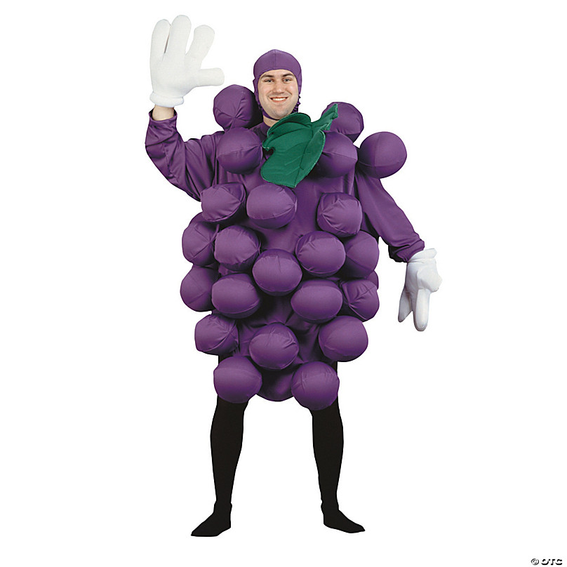 Men's Purple Grapes Costume - Standard