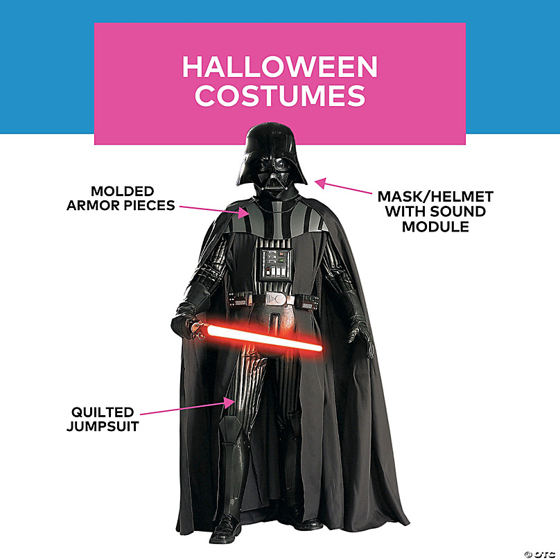 Men's Supreme Edition Star Wars™ Darth Vader Costume Standard