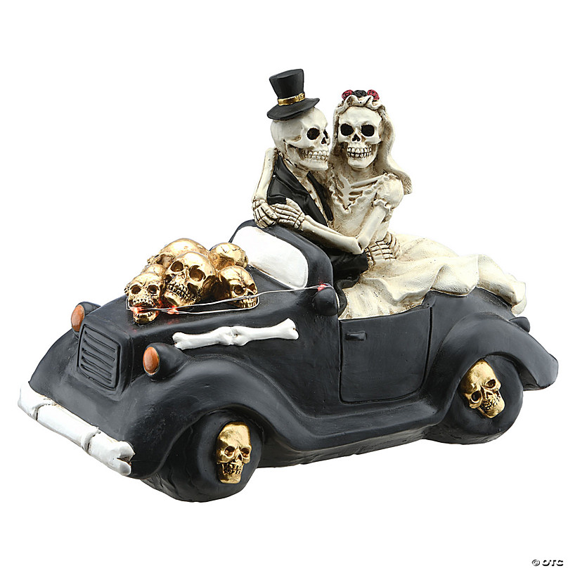 Biker Couple - Personalized Couples Car Ornament - Valentine