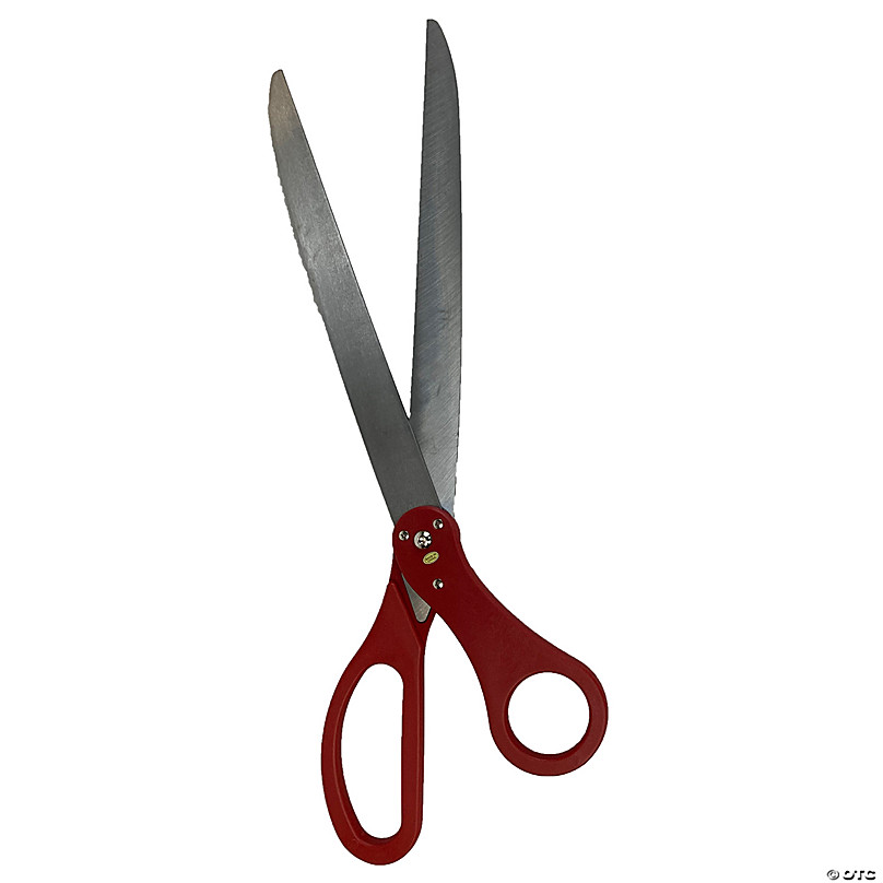 30-Inch Ribbon Cutting Scissors - Red