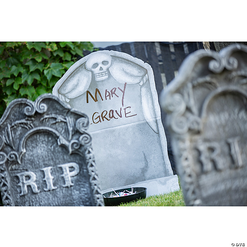 Tombstone Cardboard StandUps Halloween Decorations 3 Pc. Halloween