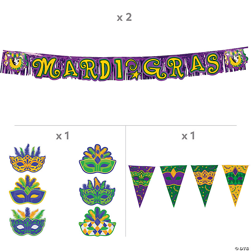 Mardi Gras Decorating Kit