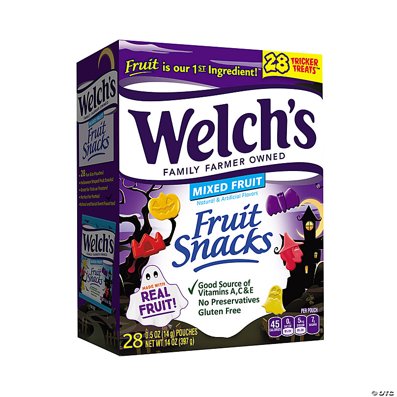 Welch’s Fruit Snacks ® Halloween Mixed Fruit Packs 28 Pc. Discontinued