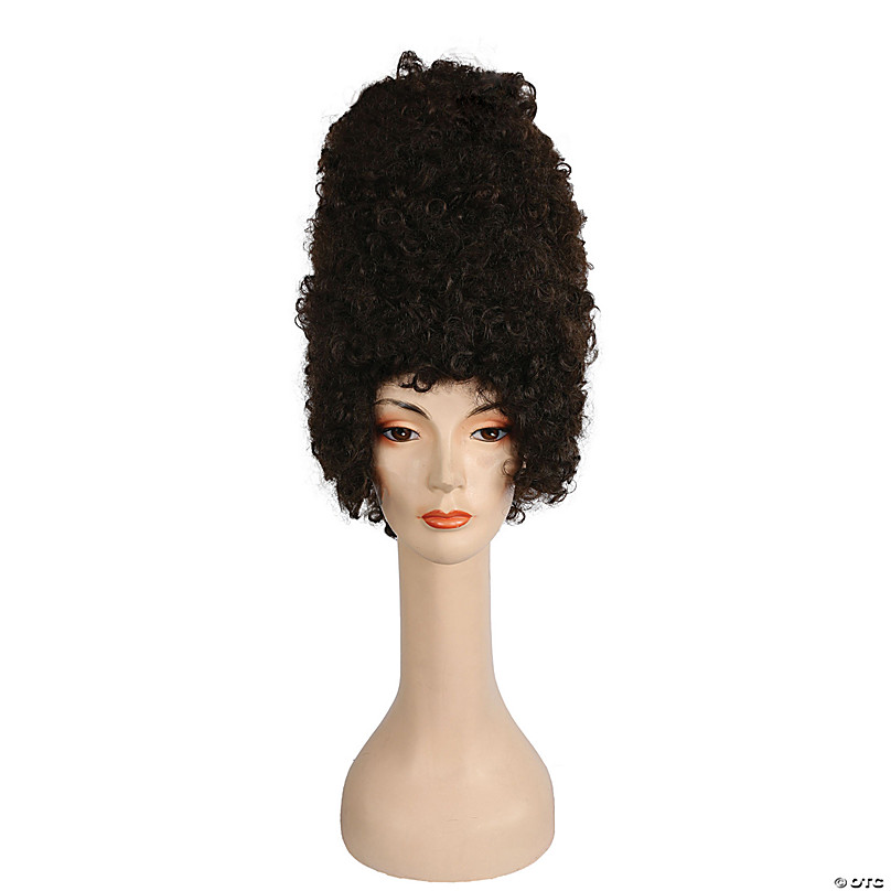 Women's Brown Bargain Beehive Wig Halloween Express