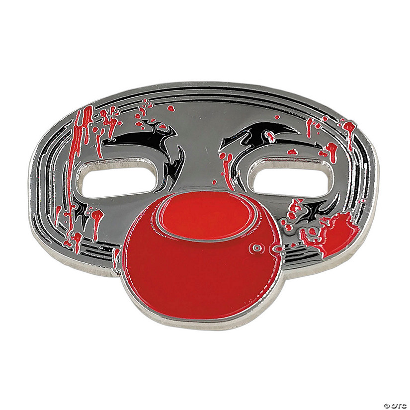 1 1/2" Halloween 4: The Return of Michael Myers&#8482; Jamie Lloyd Clown Mask Enamel Pin Image