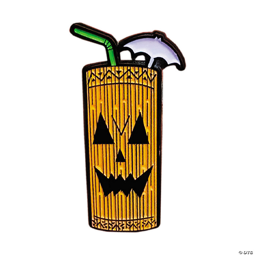 1 1/2" Summerween Tiki Mug Full-Color Enamel Pin Image