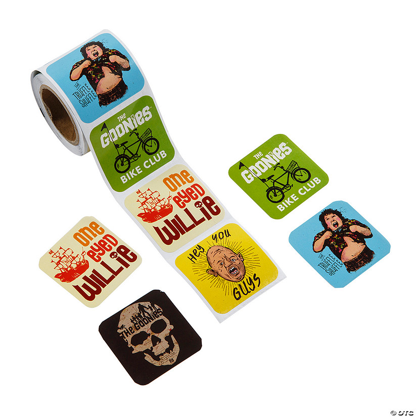1 1/2" The Goonies&amp;#8482; Iconic Movie Moments Sticker Roll - 100 Pc. Image