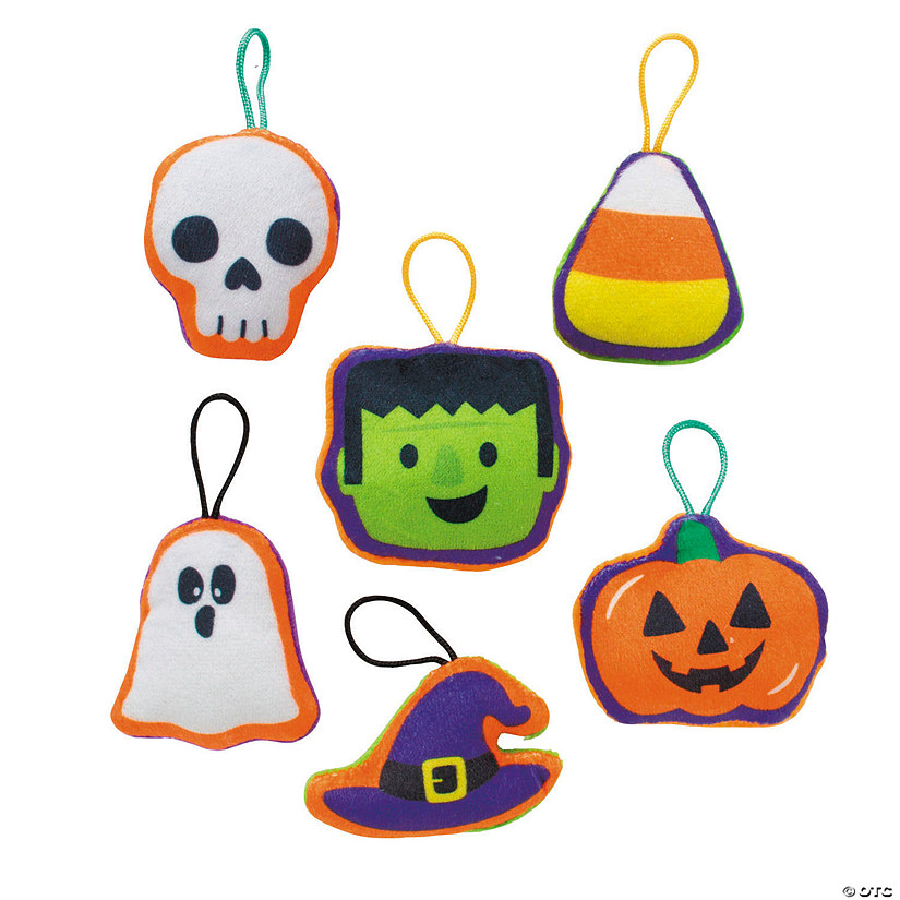 1 3/4&quot; - 2&quot; Bulk 96 Pc. Micro Halloween Stuffed Characters Image