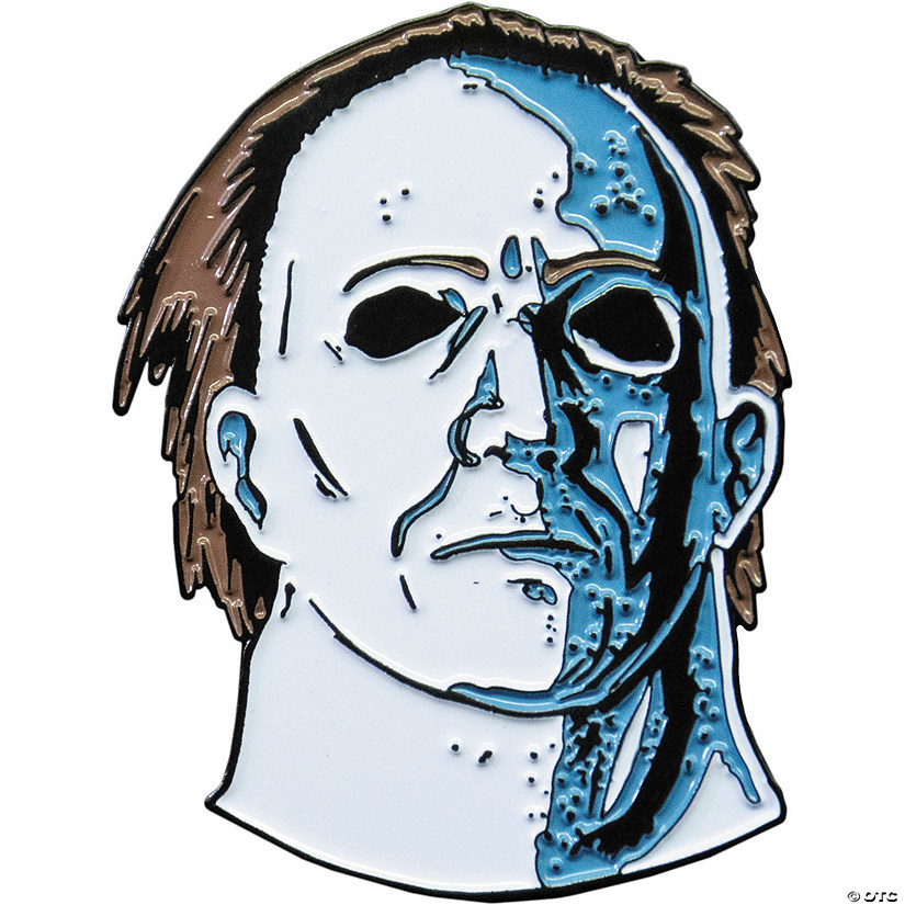 1 3/4" Halloween 5: The Revenge of Michael Myers&#8482; Michael Myers Full-Color Enamel Pin Image