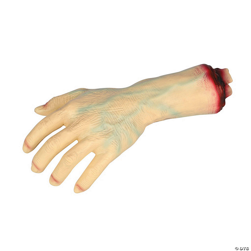 10 1/2" Severed Plastic Hand Halloween Tabletop Decoration Image