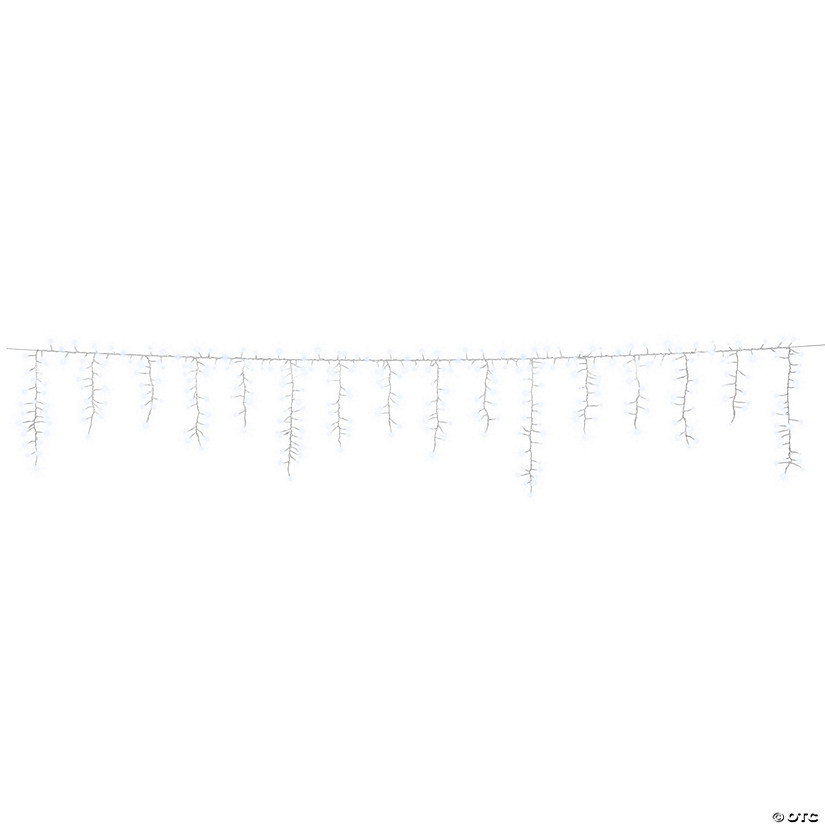 10 Ft. Lightshow<sup>&#174;</sup> Strands of Magic&#8482; Tangle-Free Cool White LED Light Icicle String Christmas Outdoor Yard Decoration Image