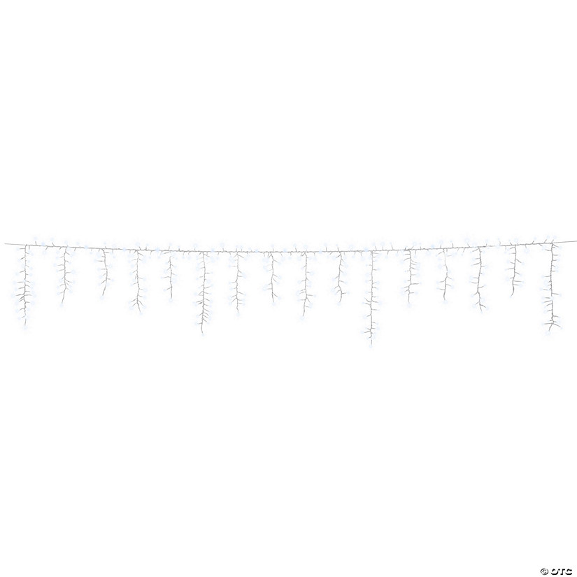 10 Ft. Lightshow<sup>&amp;#174;</sup> Strands of Magic&amp;#8482; Tangle-Free Cool White LED Light Icicle String Christmas Outdoor Yard Decoration Image