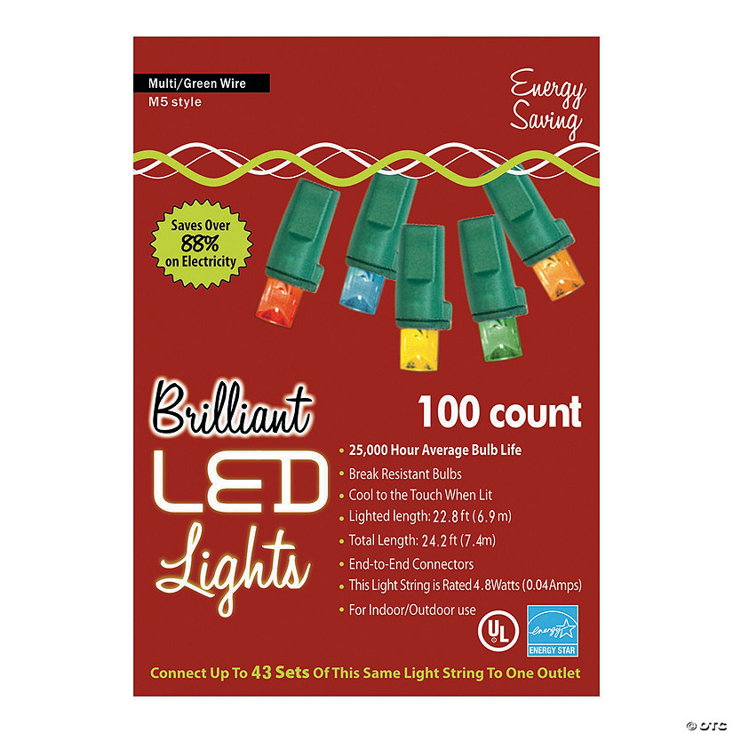 100L MU Holiday LED Lights - M5 Style Image