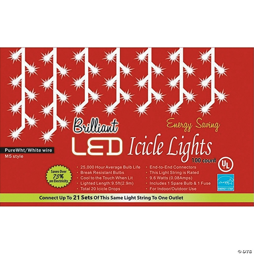 100L Twinkle Holiday LED Lights - C3 Style Image
