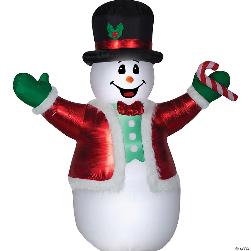 101" Blow Up Inflatable Snowman Outdoor Yard Decoration Image