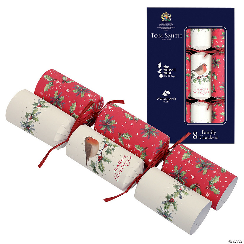 12.5&#8221; Traditional Family Christmas Party Crackers Image