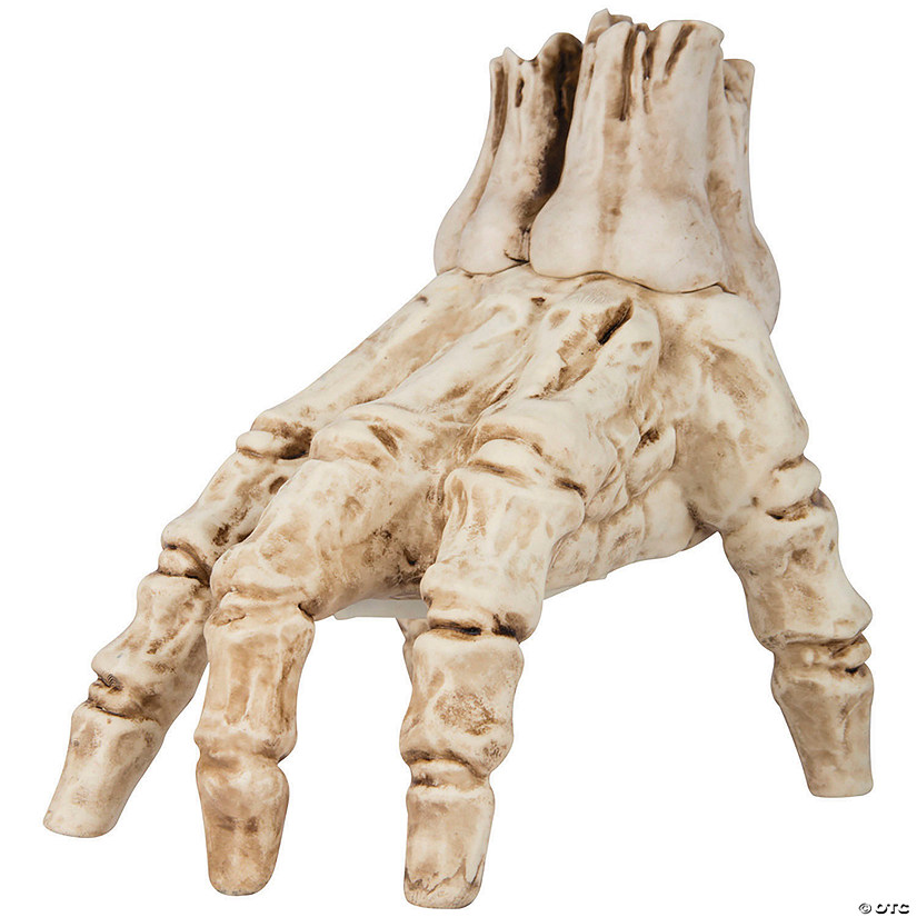 12" Animated Crawling Skeleton Hand Halloween Decoration Image