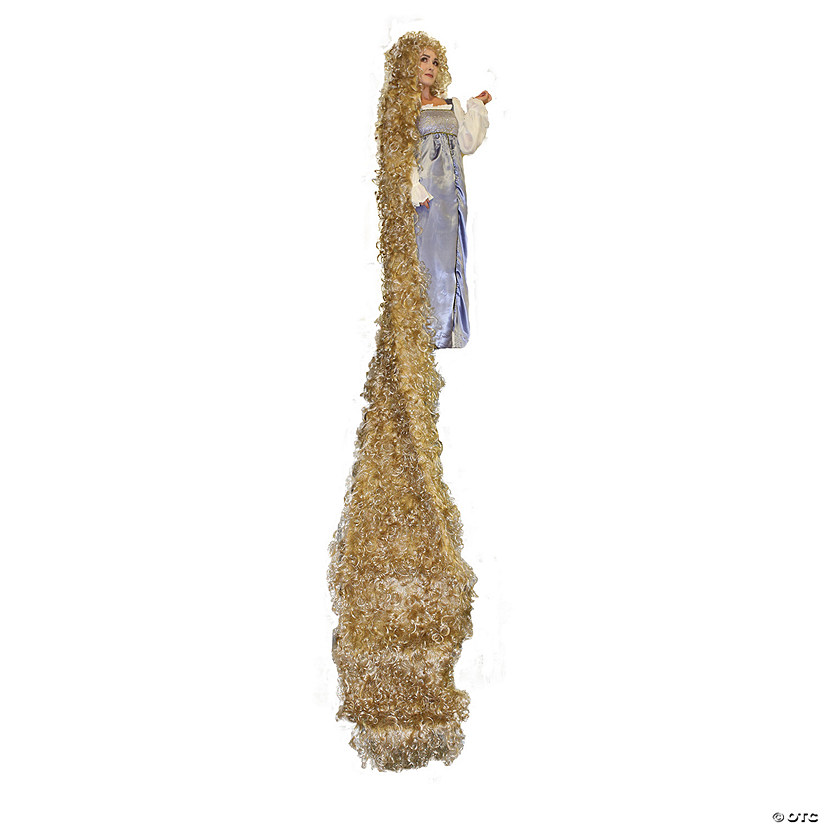12 Ft. Adults Into The Woods Rapunzel Velcro Wig - Champagne Blonde 22 Image
