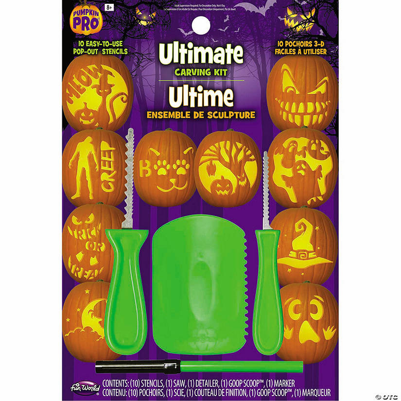 14 Pc. Ultimate Pumpkin Carving Kit Image