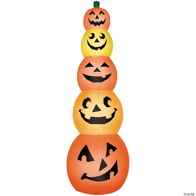 15 Ft. Airblown&amp;#174; Inflatable Colossal Stack of Friendly Jack-O'-Lanterns Halloween Outdoor Yard Decoration Image