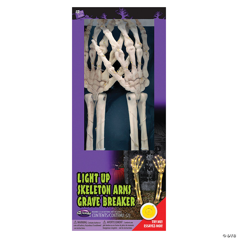 15-inch Skeleton Arms Light up Yard D&#233;cor Image