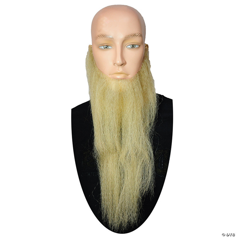 16" Adults Human Hair Blend Long Full-Face Beard Image