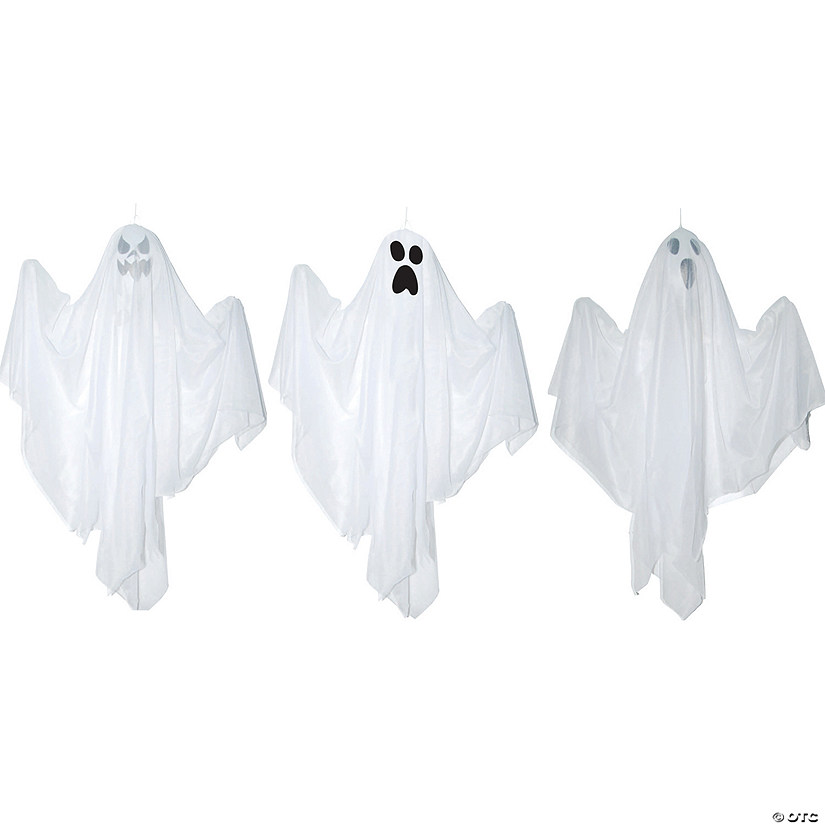 18" Hanging Ghost Decoration Image