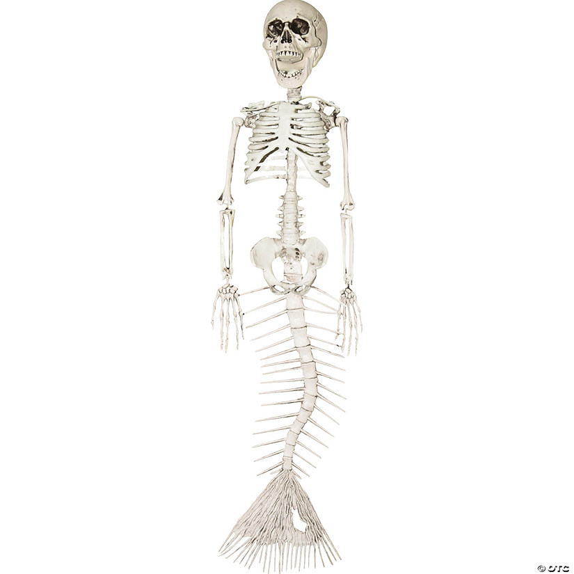 18&quot; Skeleton Mermaid Halloween Decoration Image