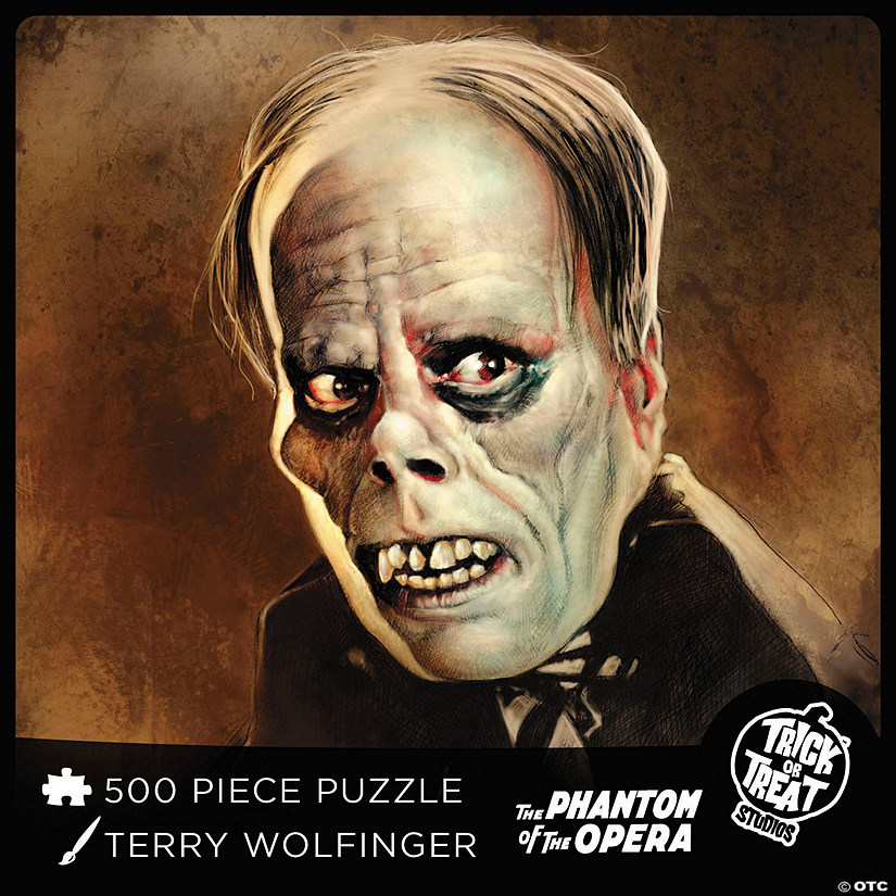 18" x 24" The Phantom of the Opera (1925) Phantom Jigsaw Puzzle - 500 Pc. Image