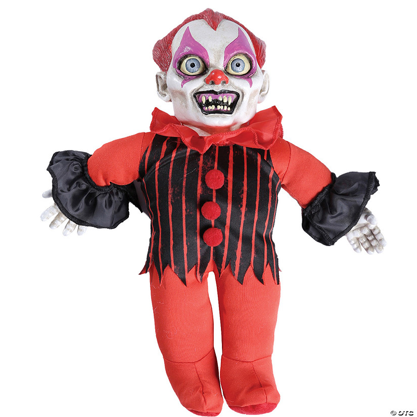 19" Haunted Clown Doll Prop Image