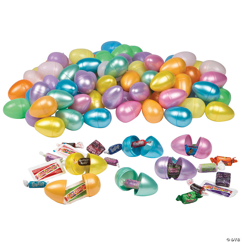 2 1/2" Bulk CandyFilled Plastic Easter Eggs Halloween Express
