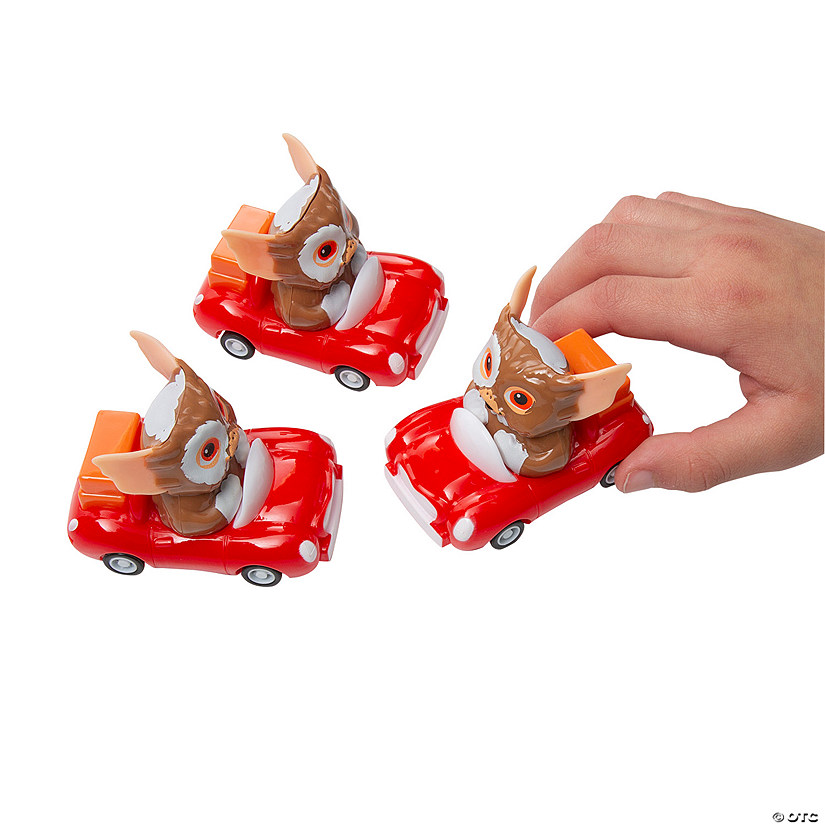 2 3/4" x 2 1/4" Gremlins&amp;#8482; Gizmo &amp; Red Car Pull-Back Racers - 12 Pc. Image