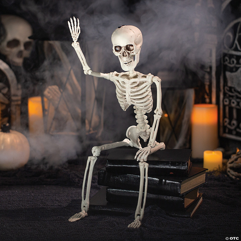 2 Ft. Posable Skeleton Halloween Decoration Image