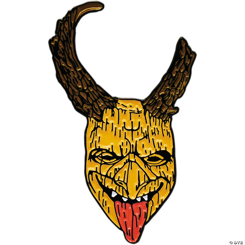 2" Krampus&#8482; Dark Elf Stekkjarstaur Sheep Cote Cod Full-Color Enamel Pin Image