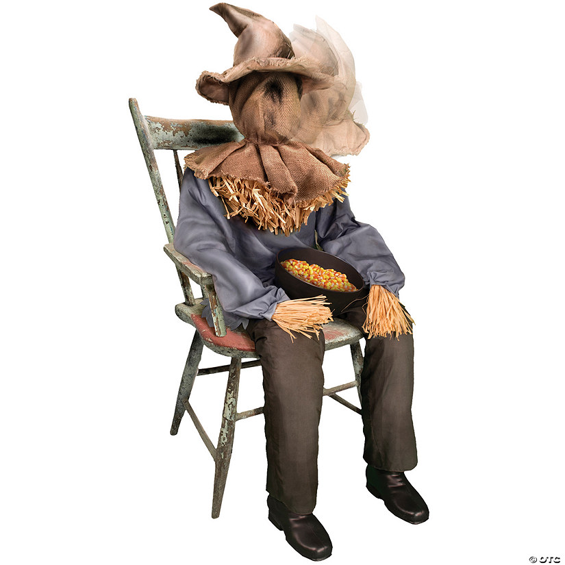 20" Sitting Scarecrow Prop Image