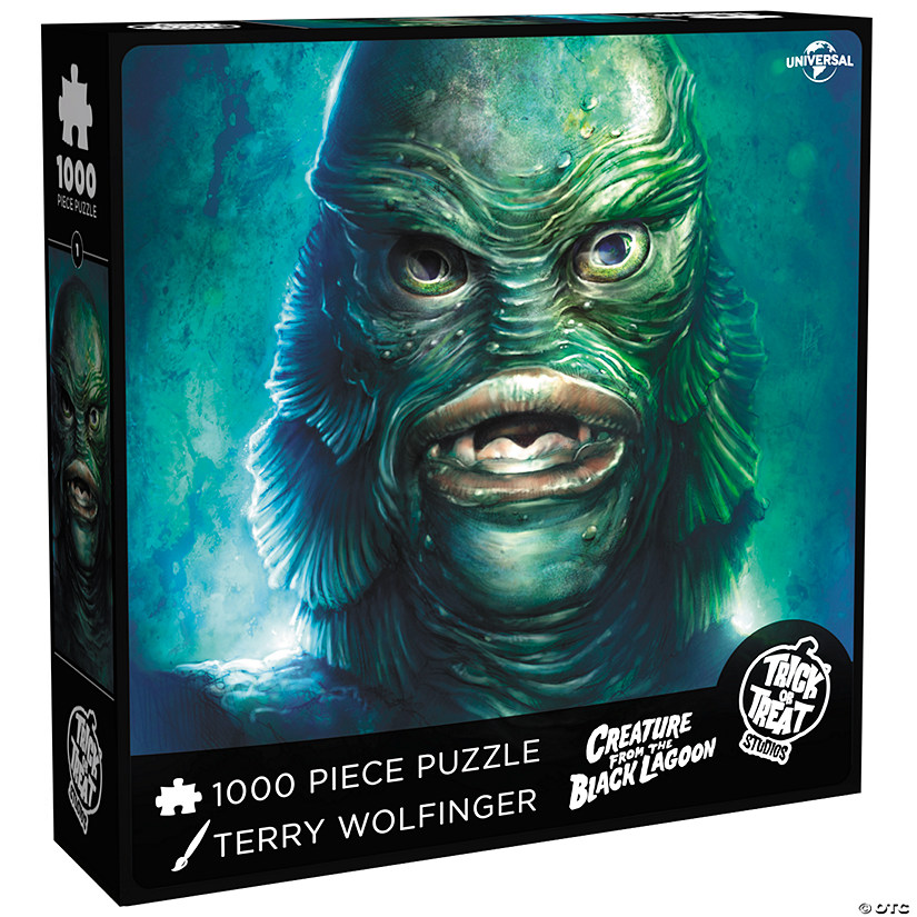 20" x 27" Creature from the Black Lagoon&#8482; The Gill-man 1000 Piece Jigsaw Puzzle Image