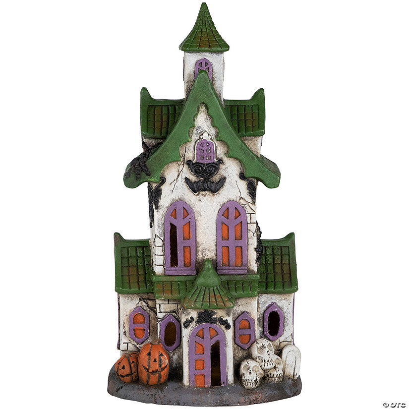 22.75" LED Lighted Haunted House Halloween Decoration Image