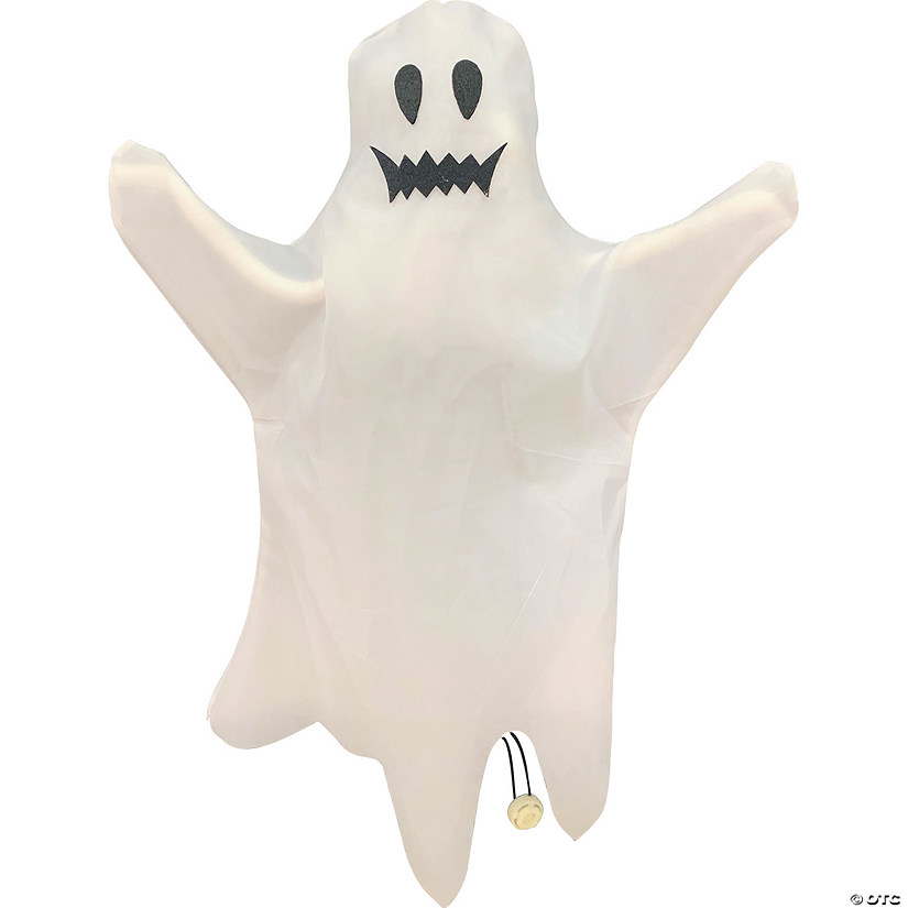 23" Animated Hanging Shaking Ghost Halloween Decoration Image