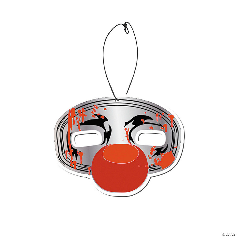 3 1/2&quot; Halloween 4: The Return of Michael Myers&amp;#8482; Jamie Lloyd Clown Mask Cinnamon Fear Freshener Image