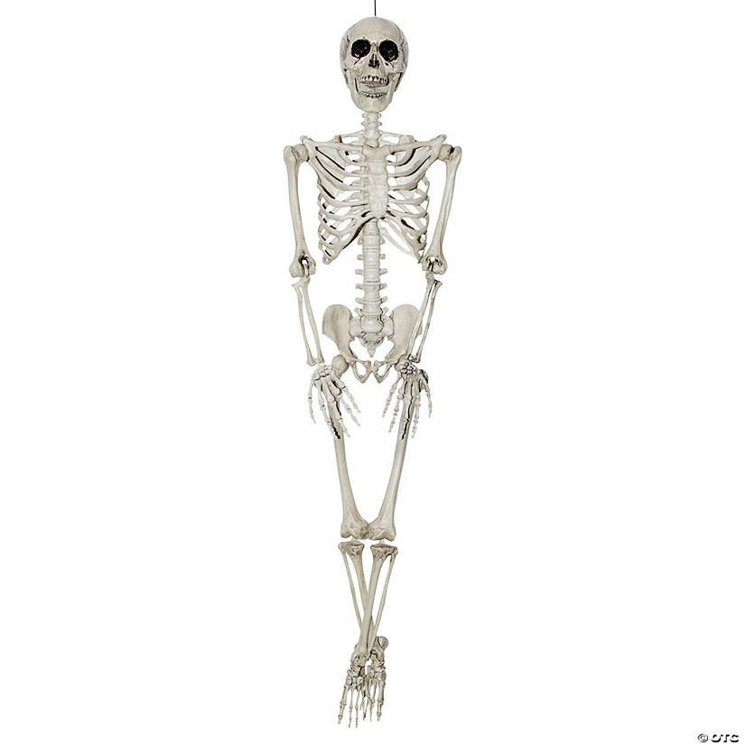 3' Hanging Skeleton Halloween Decoration Image